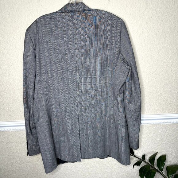 BROOKS BROTHERS Fitzgerald Made Italy Suit Jacket 42L/36 Wool Prince Of Whales - Picture 9 of 12